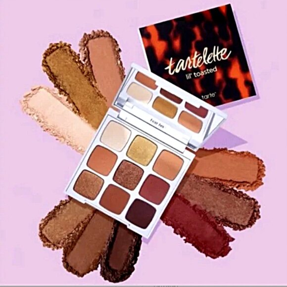 BRAND NEW Tartelette Lil Toasted Eye Shadow Palette: 6 Matte & 3 Shimmer Colors - Picture 4 of 9